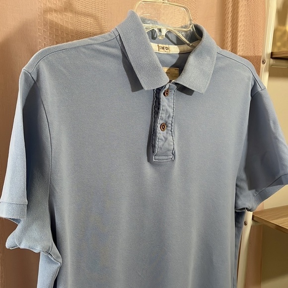 Hollister Stretch Blue Short Sleeve Polo Shirt Men’s Size M Preppy Y2K Casual - Picture 3 of 6